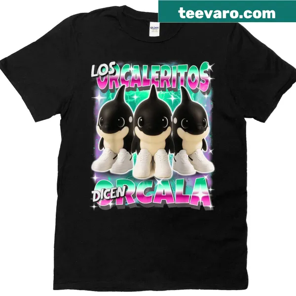 Kids T-shirt with a cartoon orca and humorous phrase about orcas