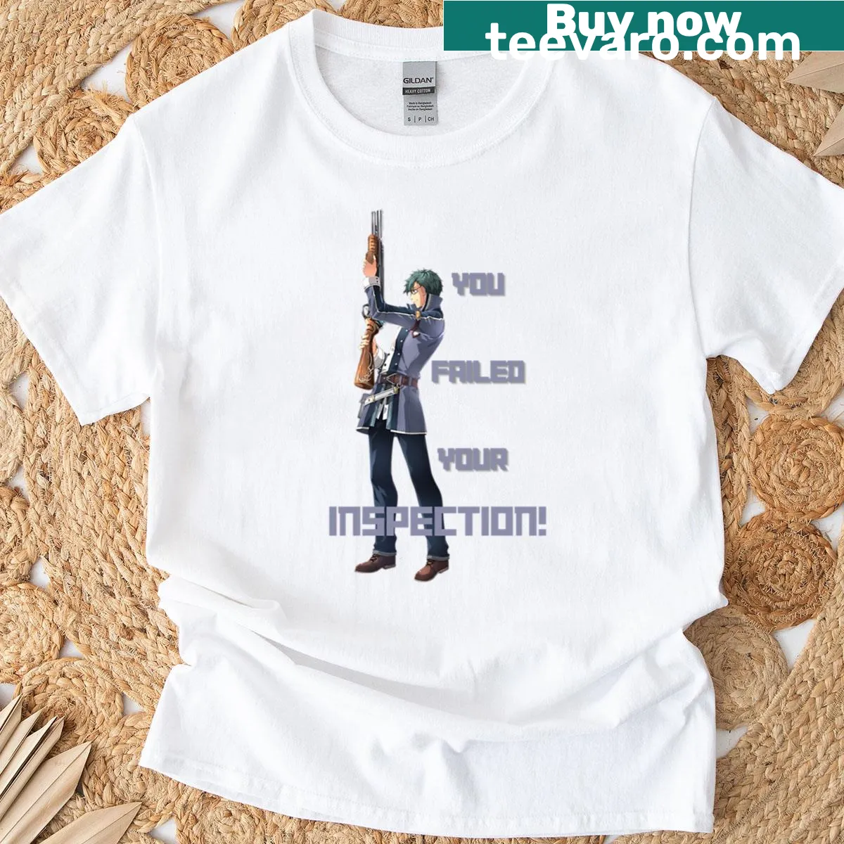 Funny gaming design featuring character from Trails of Cold Steel — on a men's t-shirt