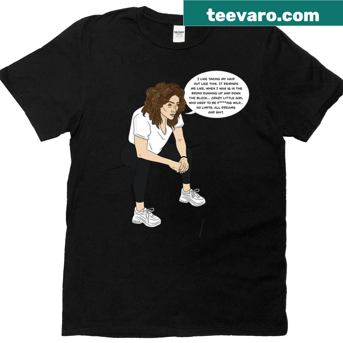 T-shirt featuring the inspirational phrase 'No Limits All Dreams' — on a men's t-shirt