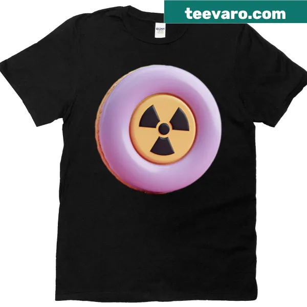 T-shirt with a humorous nuclear cookie graphic design