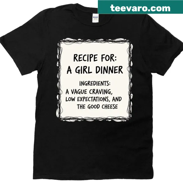 Minimalist t-shirt featuring a humorous cheese quote design.