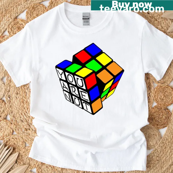 Rubik's Cube inspired graphic with nuts and bolts in fun design