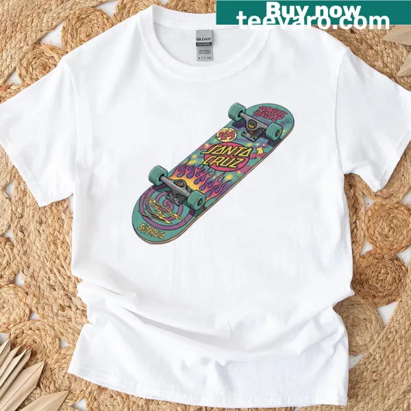 Dynamic T-shirt reflecting skater culture and lifestyle