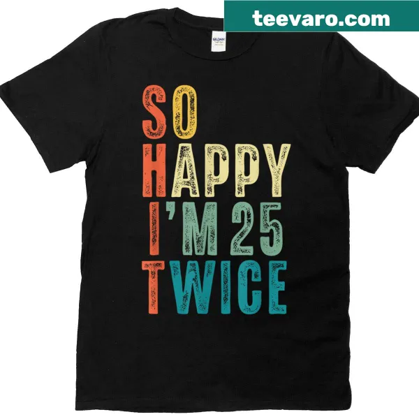 Funny birthday t-shirt for turning 50 with humorous text