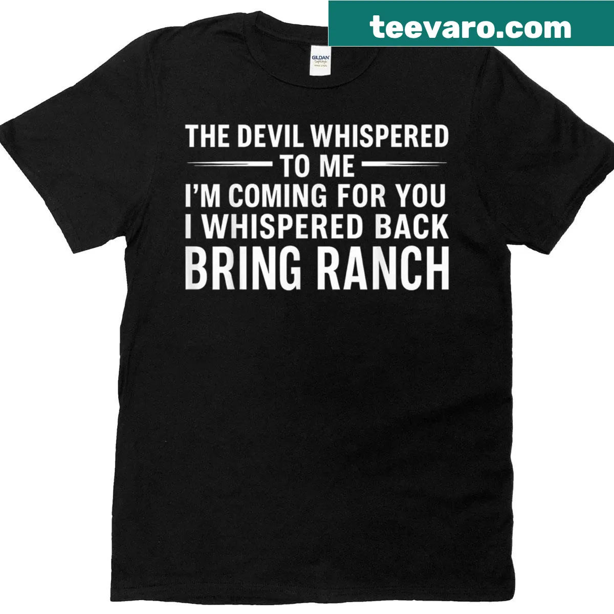 Edgy t-shirt with bold text about resilience — on a men's t-shirt