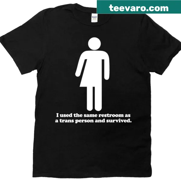 Trans rights message graphic on a t-shirt