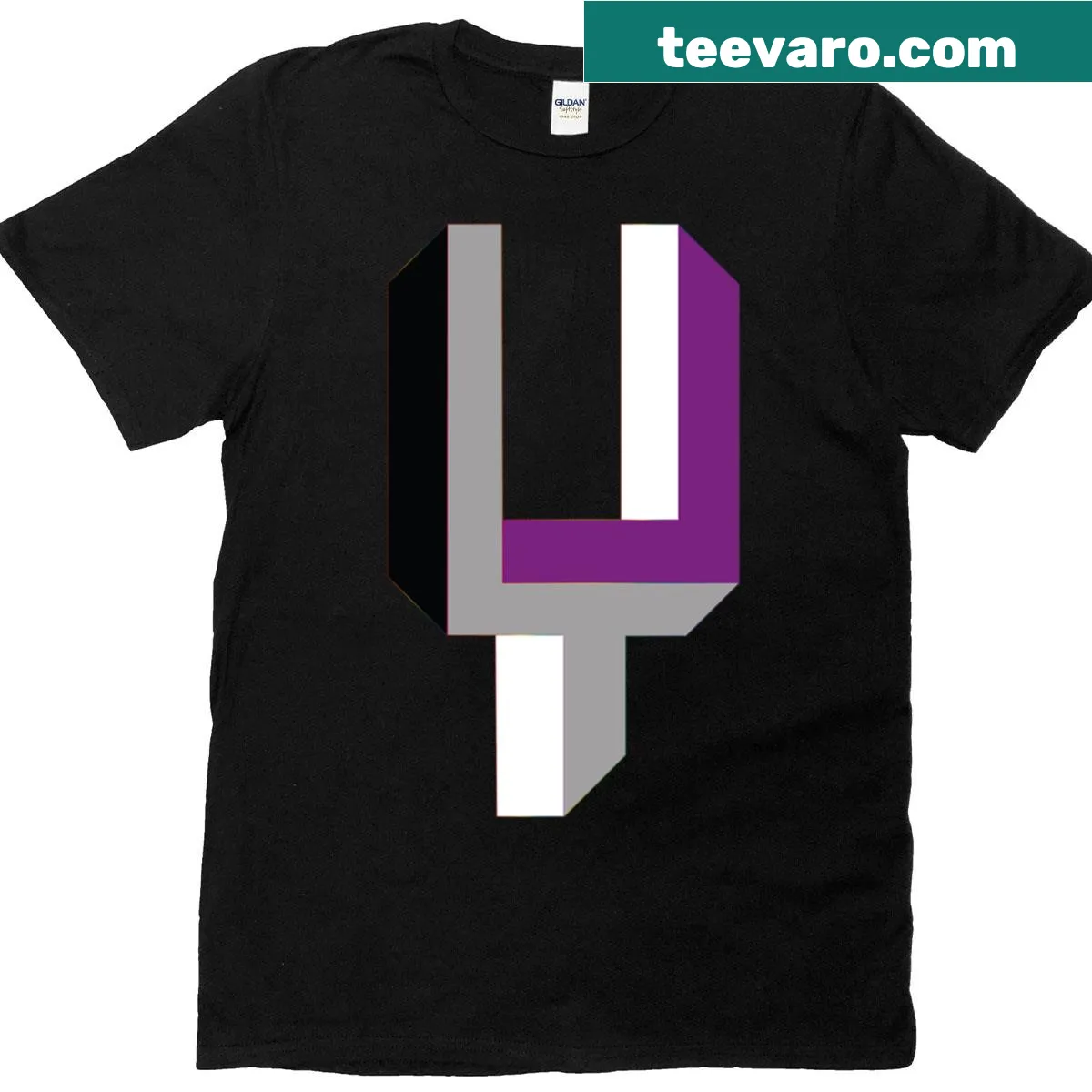 Minimalist fitted scoop t-shirt with a simple design — on a men's t-shirt