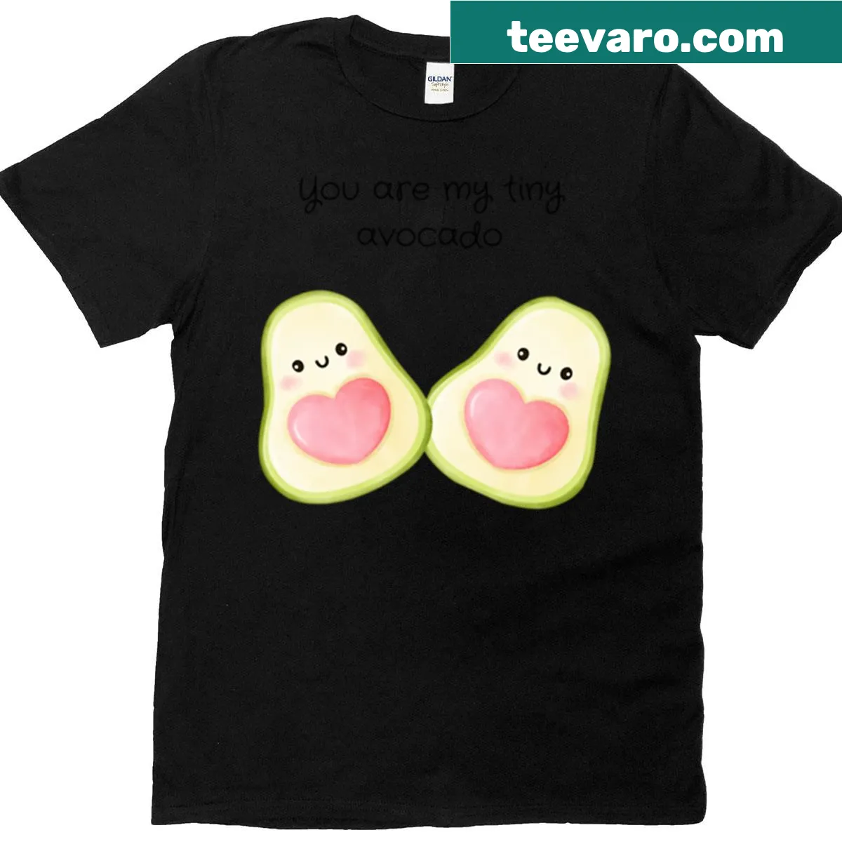 Cute couple avocado design on a T-shirt for lovers — on a men's t-shirt