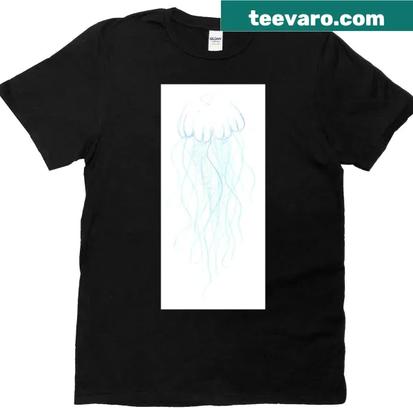 Playful jellyfish graphic t-shirt