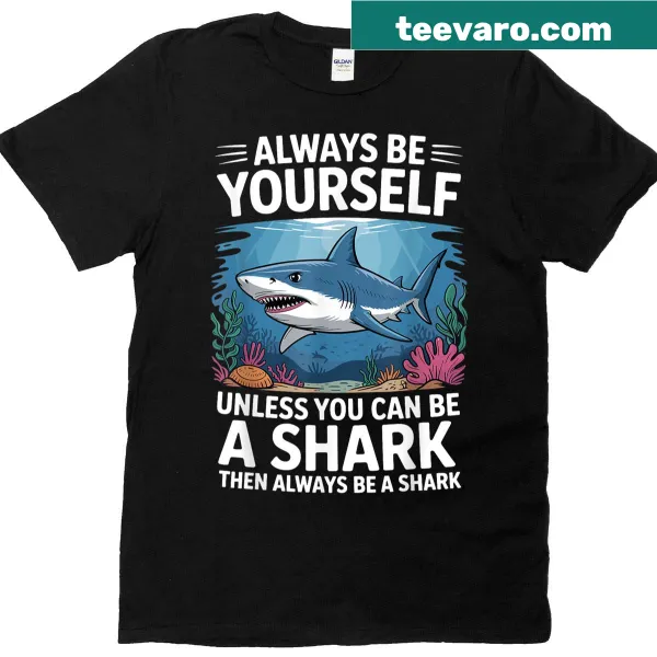 Shark graphic T-shirt for all ages