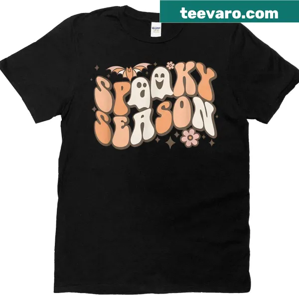Abstract typography graphic on a T-shirt