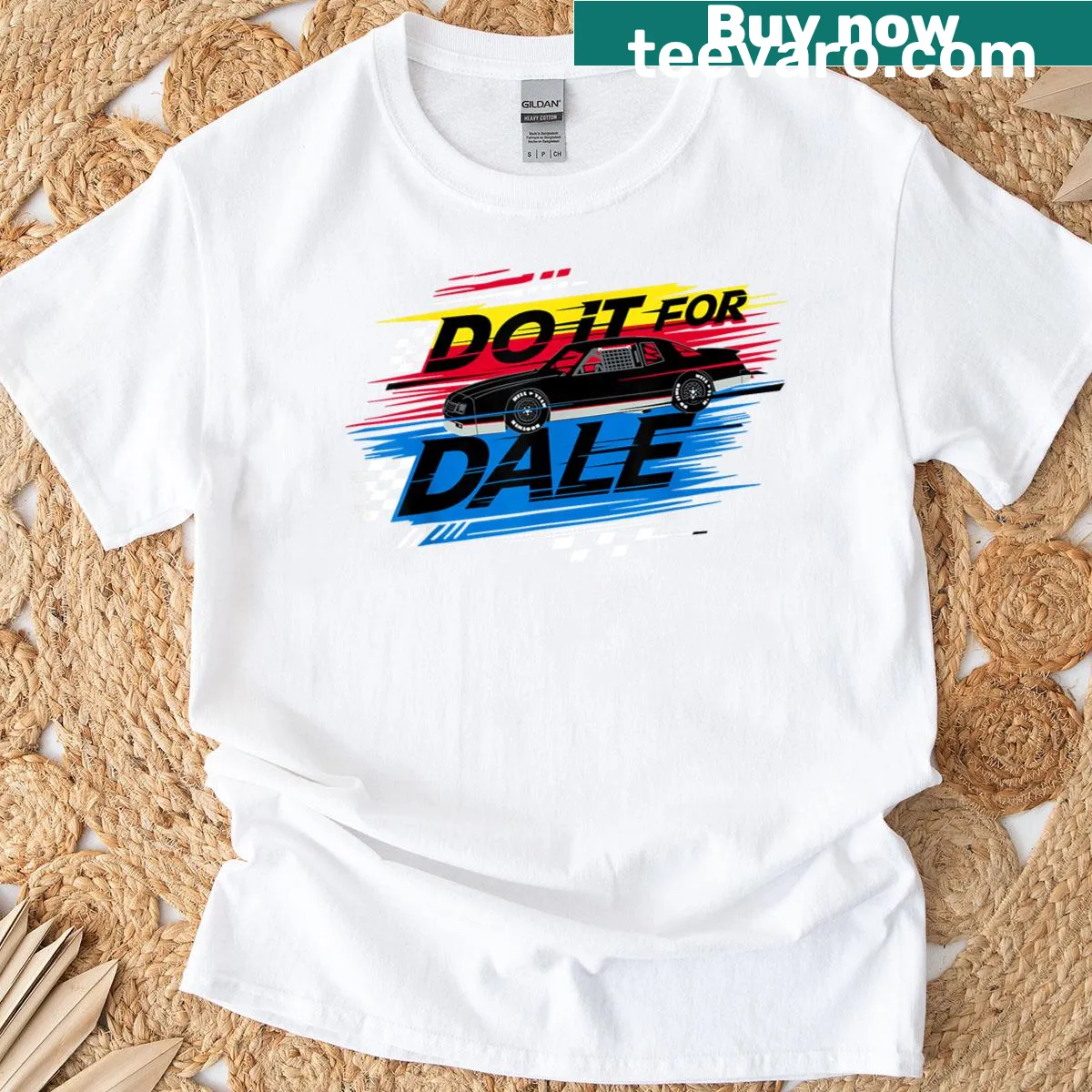 Do It For Dale graphic T-shirt — on a men's t-shirt