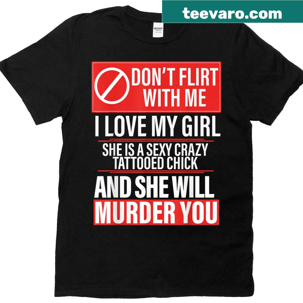 Funny loyalty-themed t-shirt with humorous saying — on a men's t-shirt
