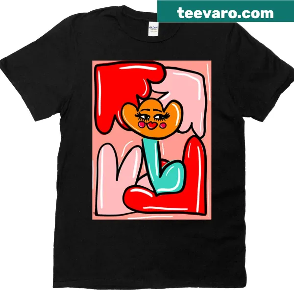 Floral design on a comfortable T-shirt for casual wear.