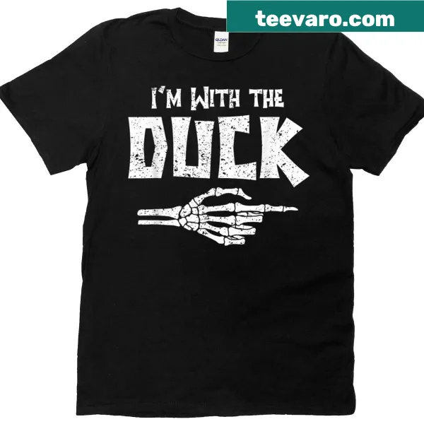 Cute graphic with the text 'I'm With Duck'