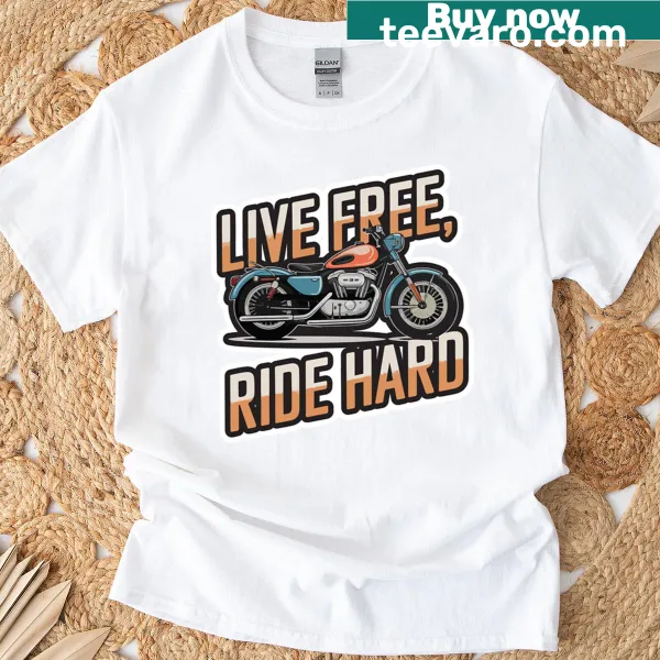 Vintage motorcycle quote design in bold typography