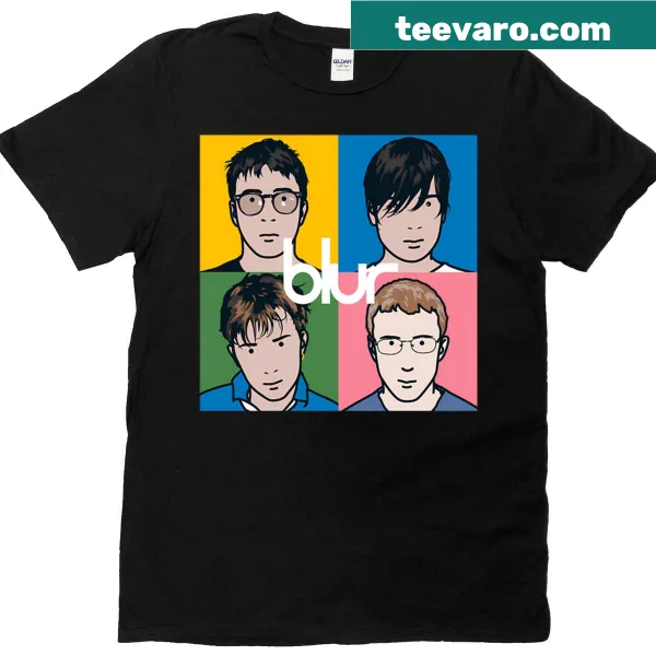 Edgy T-shirt featuring motion blur design inspired by indie rock music