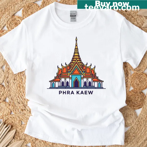 T-shirt featuring Phra Kaew design symbolizing Thai culture