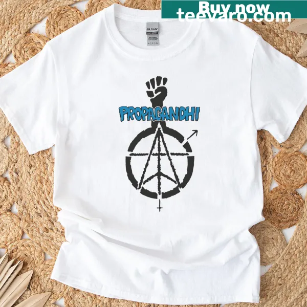 Bold typography design emphasizing resistance and empowerment by Propagandhi.