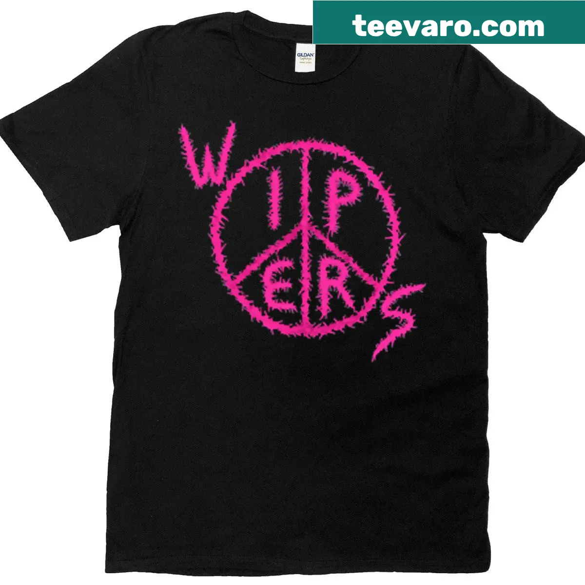 Distressed punk revival t-shirt inspired by Wipers band — on a men's t-shirt