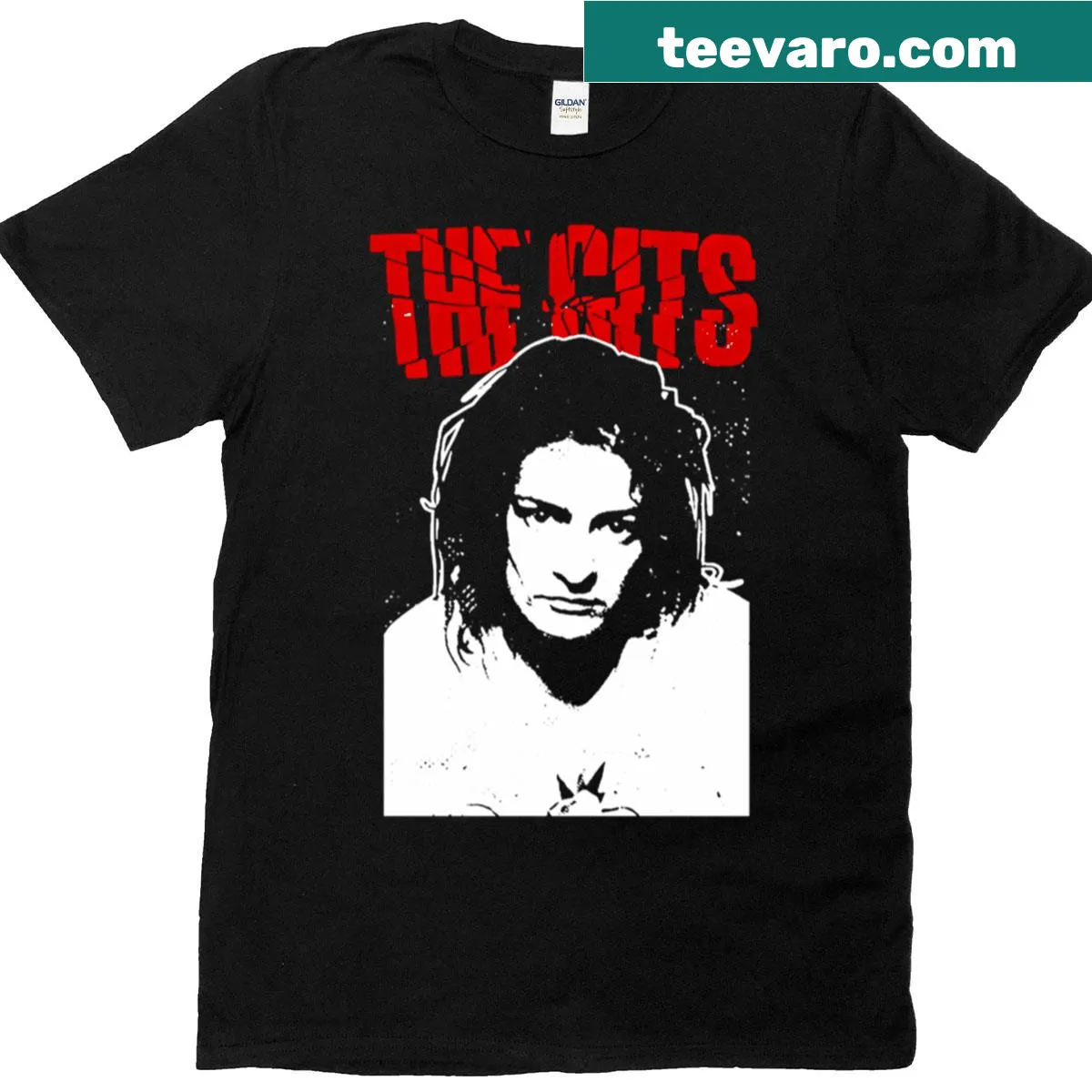 Graphic T-shirt honoring The Gits band with Riot Grrrl design — on a men's t-shirt