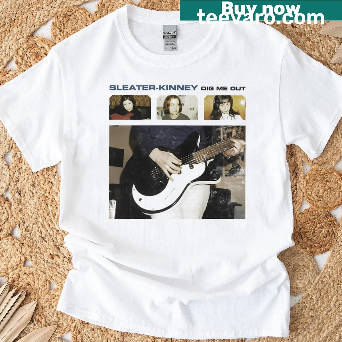 Riot Grrrl movement inspired graphic art shirt — on a men's t-shirt