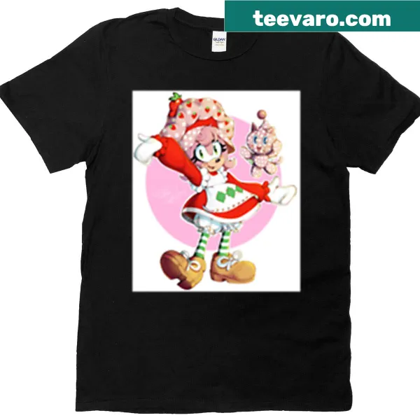 Cute strawberry rosecake design