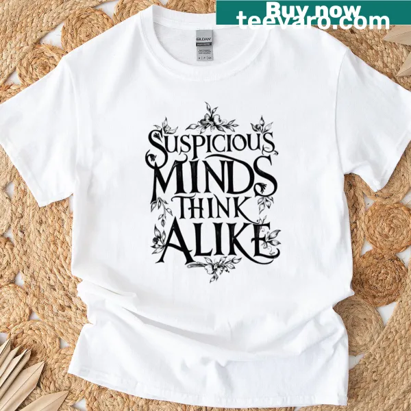Book club quote t-shirt with text about mystery and detective tales