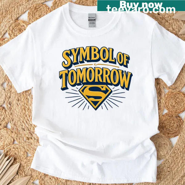 Logo design t-shirt featuring the Symbol Of Tomorrow graphic.