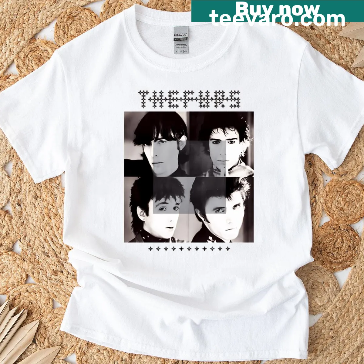 Edgy dark pop themed design on T-shirt — on a men's t-shirt