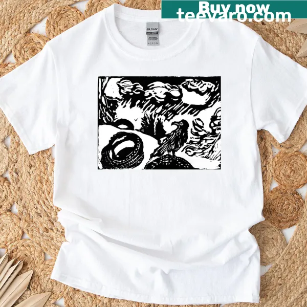 Scenic t-shirt design showcasing a beautiful lookout, celebrating nature and adventure