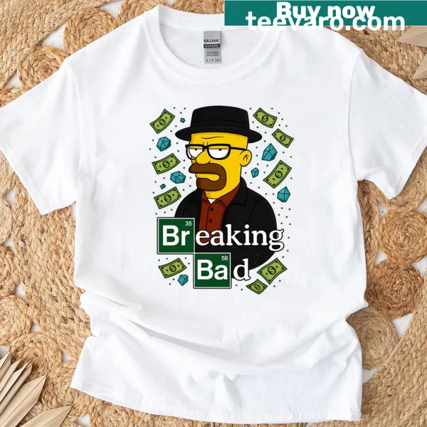 Walter White Simpson t-shirt with playful design