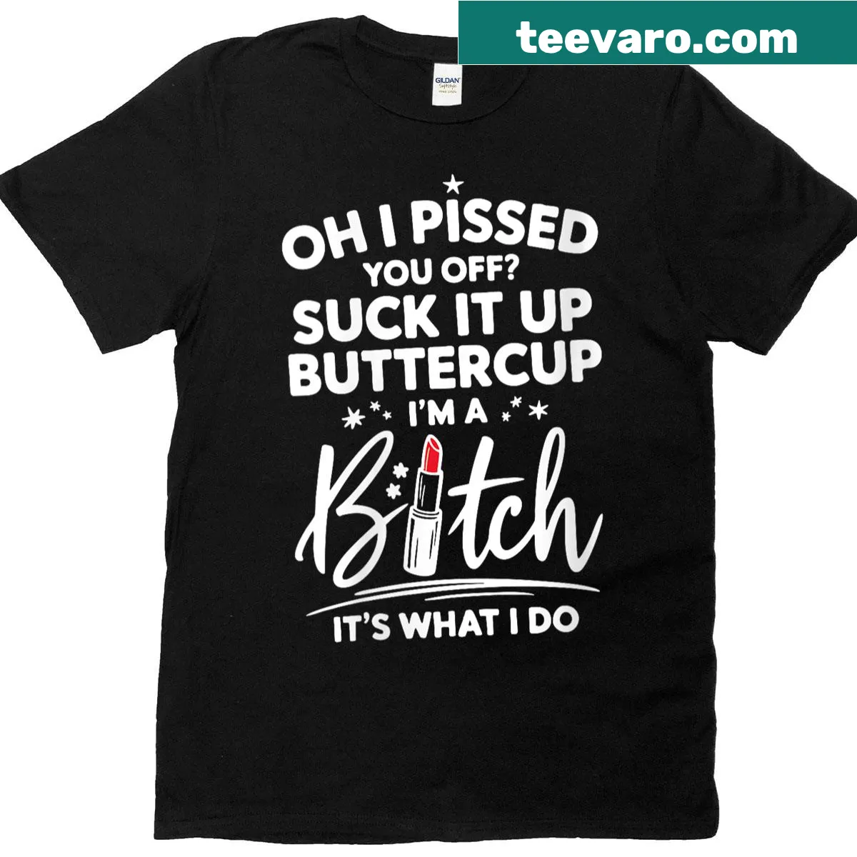 Bold sarcastic t-shirt with humorous saying for outspoken women — on a men's t-shirt