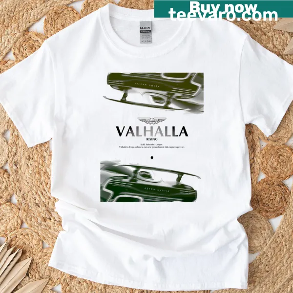 T-shirt featuring the Aston Martin Valhalla graphic