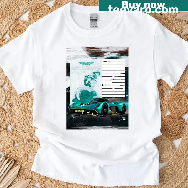 T-shirt featuring the Aston Martin Valkyrie graphic