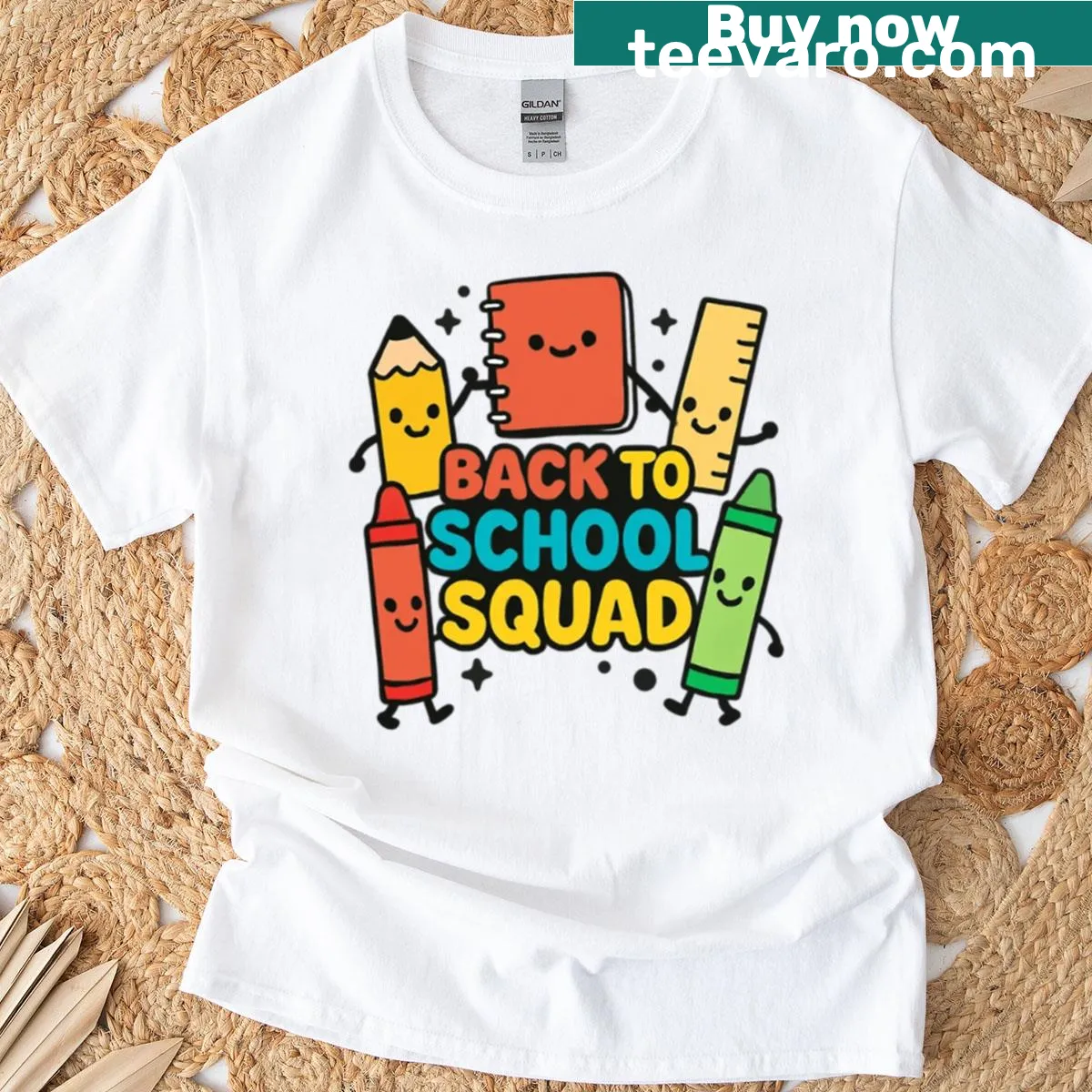 Team-themed back to school T-shirt with motivational text — on a men's t-shirt