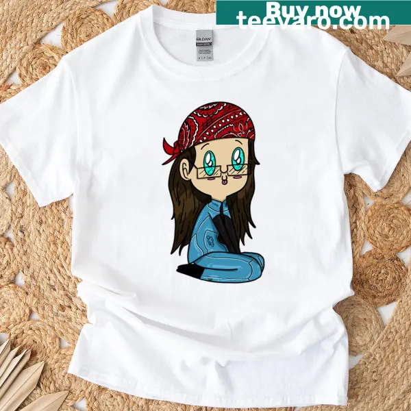 Bandana design featuring Billie Eilish on a t-shirt