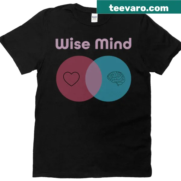 DBT Wise Mind Venn diagram illustration for mental health