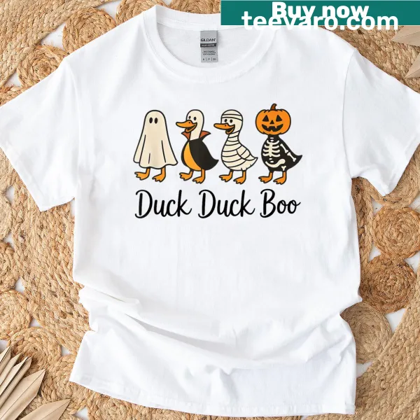 Funny Halloween graphic with a twist on Duck Duck Goose