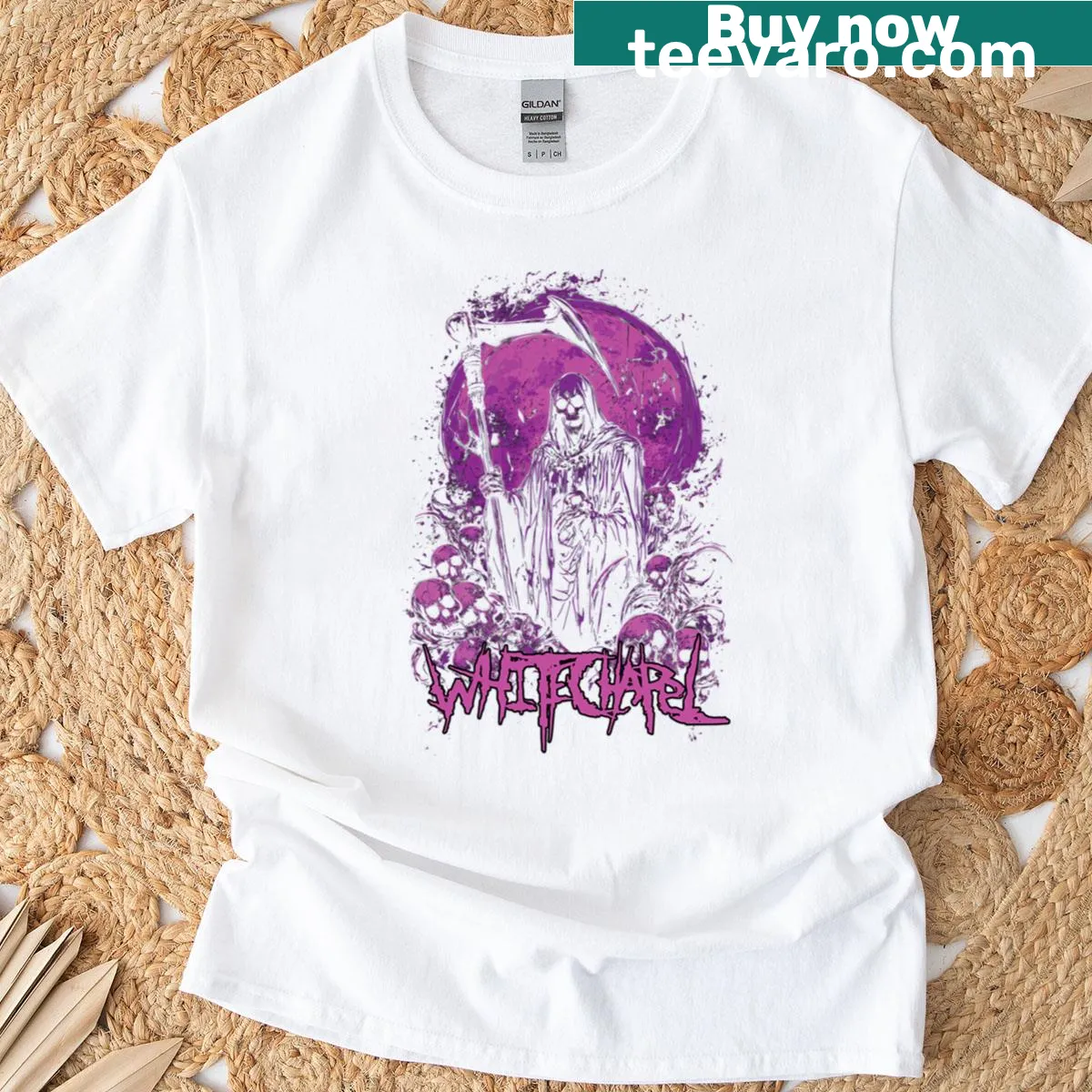 Duk Fat Whitechapel graphic t-shirt with bold design — on a men's t-shirt