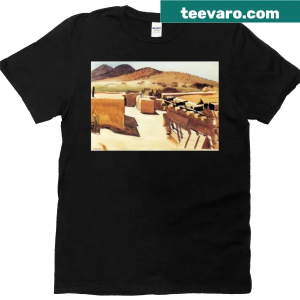 Minimalist t-shirt inspired by Edward Hopper's artwork