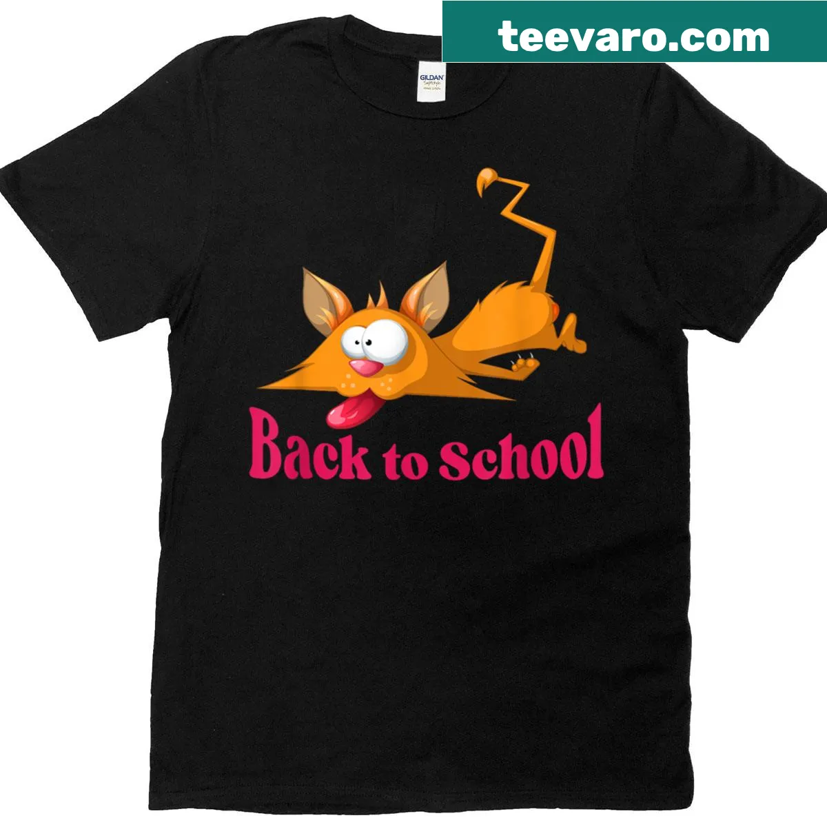 Funny exhausted kitten graphic T-shirt with sarcastic humor — on a men's t-shirt