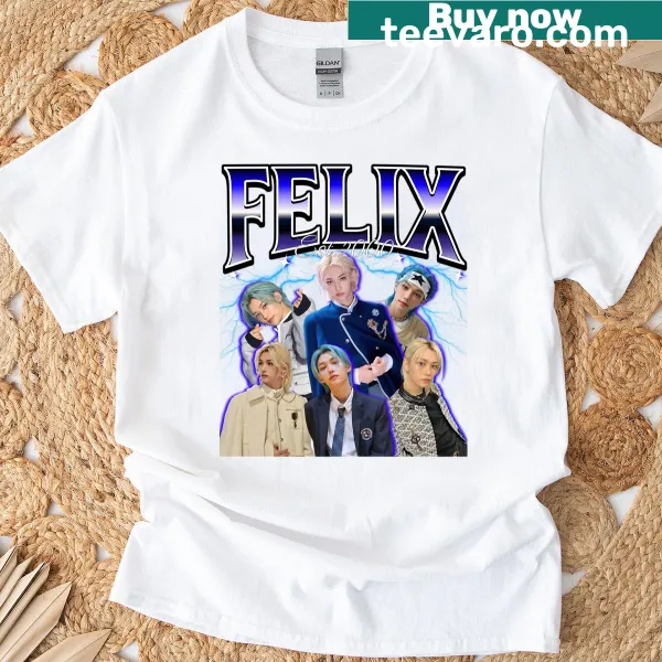 Nostalgic T-shirt featuring Felix in a playful 90s design