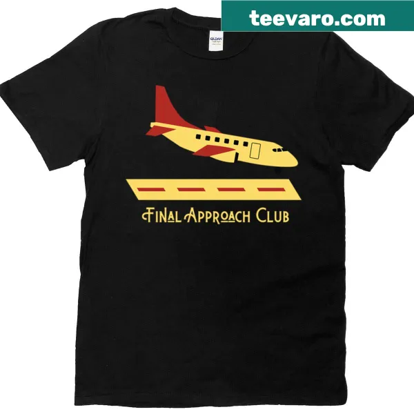 Landing zone design graphic on a T-shirt
