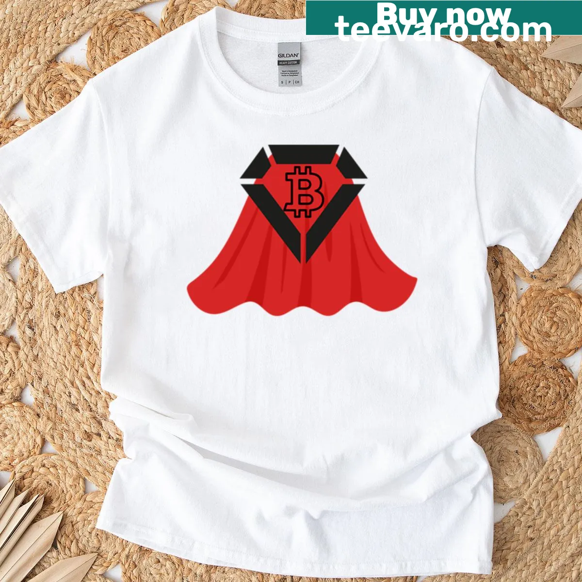 Cryptocurrency trading t-shirt for Bitcoin traders — on a men's t-shirt