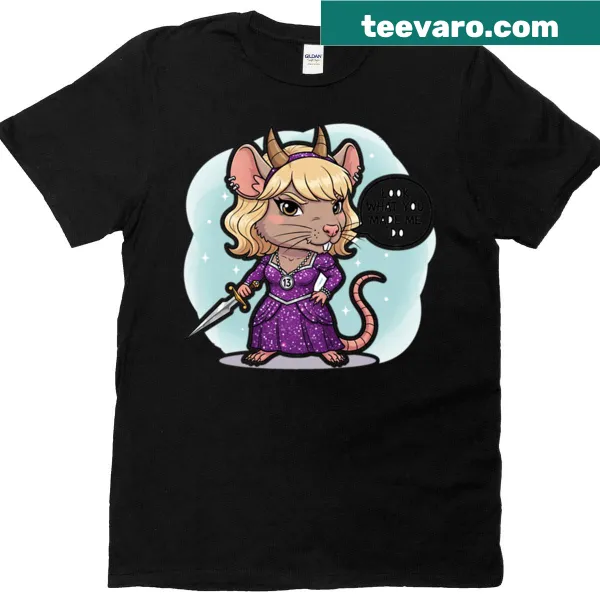 Illustration of a great horned swift on a t-shirt