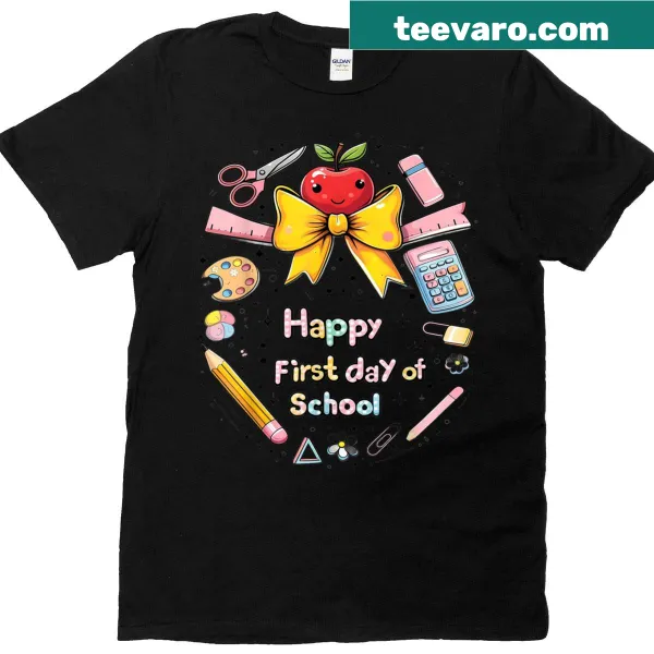 Cute bow design for first day of school