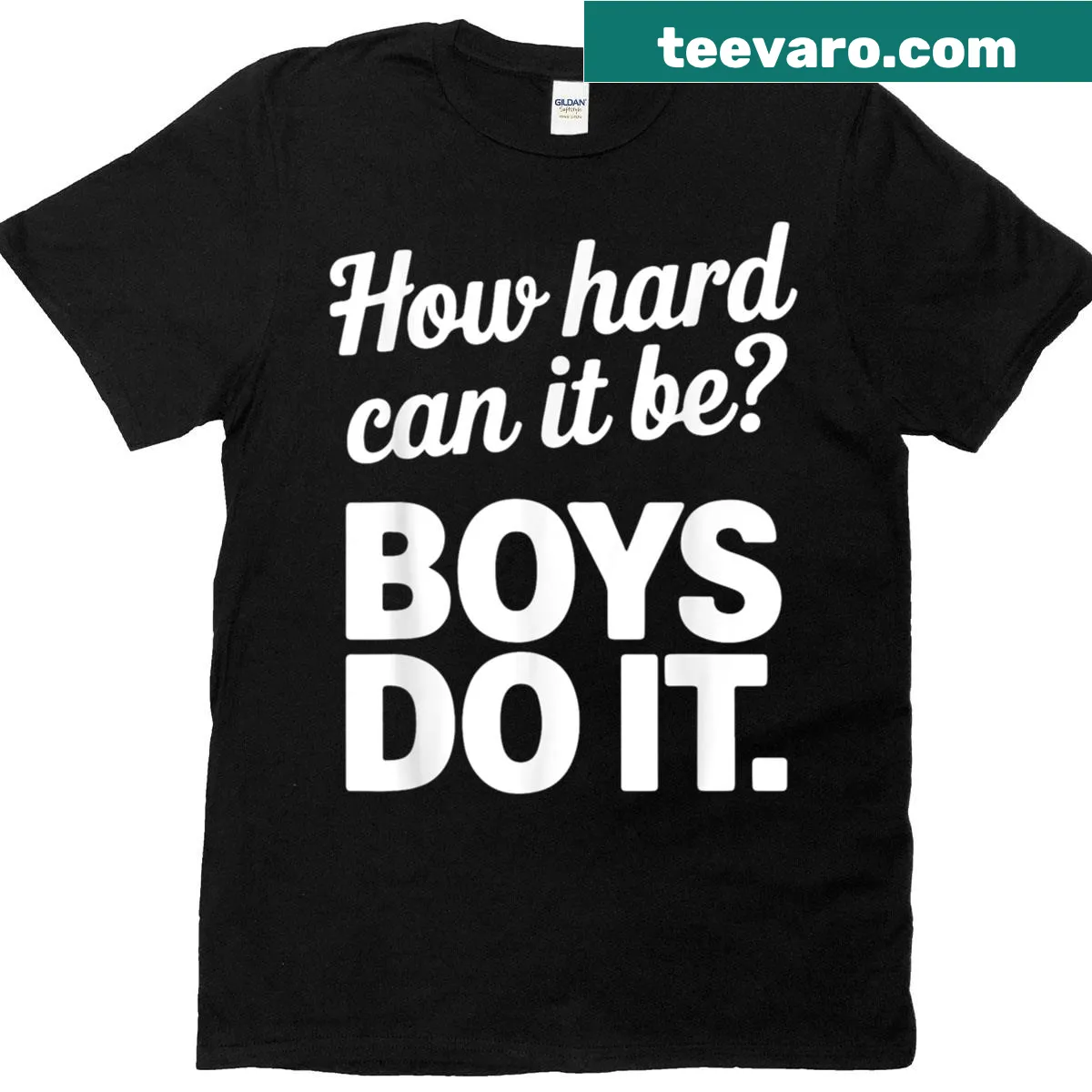 Feminist T-shirt with empowering text for women. — on a men's t-shirt