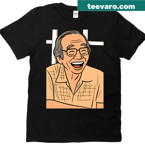 Artistic T-shirt inspired by Kiyoshi Saito's work featuring abstract design
