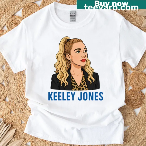 T-shirt celebrating Keeley Jones as PR queen